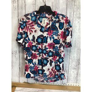 Acubi mermaidcore fairycore Aero One Women Wild Floral Button-Down Shirt XS